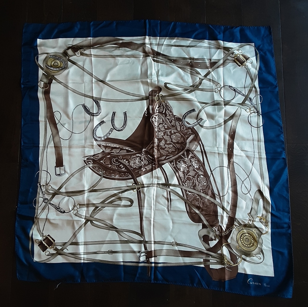 Carven Silk Saddle scarf
